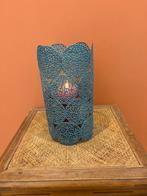 Kaars, Ophalen, Gebruikt, Blauw, Metaal