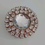 Strass broche, Overige materialen, Minder dan 4 cm, Ophalen of Verzenden, Zo goed als nieuw