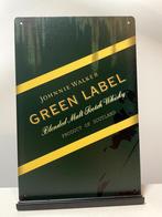 Johnnie Walker Green label reclamebord, Reclamebord, Nieuw, Ophalen of Verzenden, Printer29Coevoren