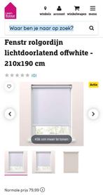 Fenstr rolgordijn offwhite 210x190 cm, Huis en Inrichting, Ophalen, Nieuw, Crème, 200 cm of meer