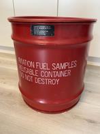 Vliegtuig brandstof monster container/drum, Ophalen of Verzenden, Zo goed als nieuw, Overige typen