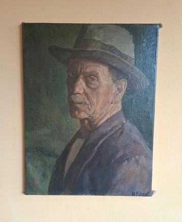 H.F. Boot 1877-1963, Portret van Willemse, olieverf op doek beschikbaar voor biedingen