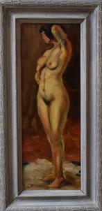 Schilderij vrouwelijk naakt Jos Rovers., Antiek en Kunst, Kunst | Schilderijen | Klassiek, Verzenden