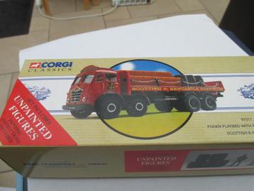 modelauto 1:50  Corgi 97317  Foden Flatbed barrels chains Sc beschikbaar voor biedingen