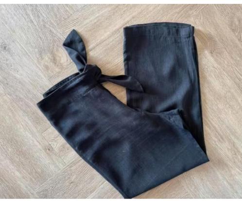 & Other Stories zwarte linnen broek 38 CHCS, Kleding | Dames, Broeken en Pantalons, Zo goed als nieuw, Maat 38/40 (M), Zwart, Lang