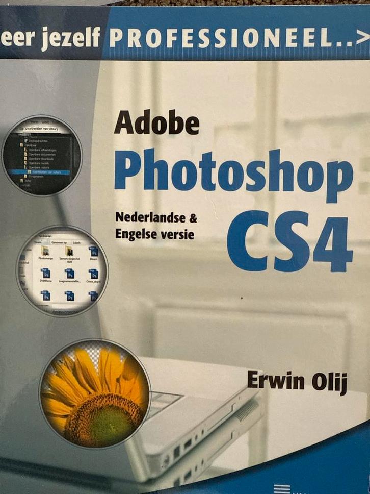 Adobe Photoshop CS4 - Nederlandse & Engelse versie, Boeken, Informatica en Computer, Zo goed als nieuw, Software, Ophalen of Verzenden