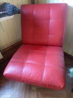 Stoel design leer, Huis en Inrichting, Ophalen, Zo goed als nieuw, Leer, 50 tot 75 cm