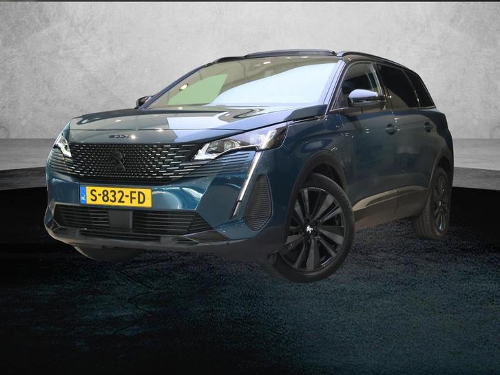 Peugeot 5008 SUV GT 130 pk Automaat | Glazen dak | Black Pac, Auto's, Peugeot, Bedrijf, Te koop, ABS, Adaptive Cruise Control
