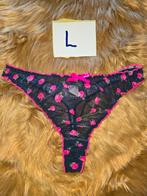 Transparante string, Verzenden, Zwart, String