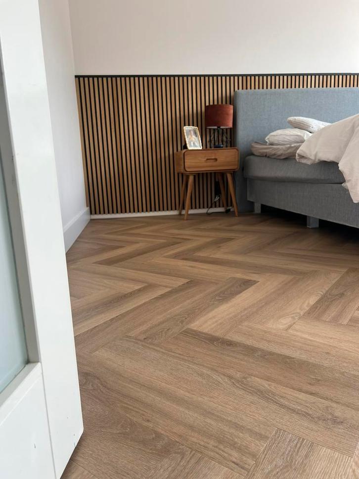 Plak PVC Dryback - Praag - 50m2 - rechte plank!, Doe-het-zelf en Verbouw, Vloerdelen en Plavuizen, Zo goed als nieuw, Ophalen