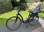 Pointer Mamafiets zwart met Bobike Achterzitje, Ophalen, Achterzitje, Voetsteuntjes, 9 t/m 18 kg