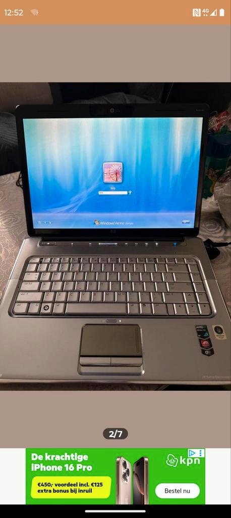 Laptop HP Pavilion DV6, Computers en Software, Windows Laptops, Zo goed als nieuw, SSD, Ophalen of Verzenden