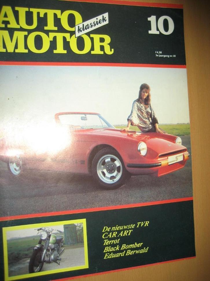AMK 1987 10 TVR X Chevrolet Corvette Honda Black Bomber, Boeken, Auto's | Folders en Tijdschriften, Gelezen, Overige merken, Ophalen