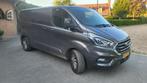 Ford Transit Custom GB 2.0 Tdci 170PK 300 L2h1 Automaat 2021, Auto's, Bestelauto's, Stof, 1995 cc, Zwart, 4 cilinders