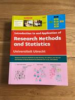 Research Methods and Statistics Universiteit Utrecht, Boeken, Studieboeken en Cursussen, Universiteit Utrecht, Zo goed als nieuw