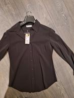 Nicolette Kluijver travelstof blouse zwart - Maat M, Maat 38/40 (M), Zwart, Nieuw, Ophalen of Verzenden
