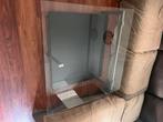 Glazen salontafel, Gebruikt, Ophalen of Verzenden, Glas, Minder dan 50 cm