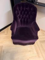 Stoel paars, Huis en Inrichting, Fauteuils, Ophalen of Verzenden, Zo goed als nieuw, 75 tot 100 cm, 50 tot 75 cm