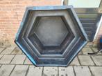 Voorgevormde polyethyleen vijverbak vijver waterval 6 hoek, Tuin en Terras, Ophalen, Zo goed als nieuw