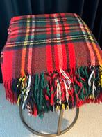 Vintage Didas rood geruite deken 160x146CM, Ophalen of Verzenden, Gebruikt