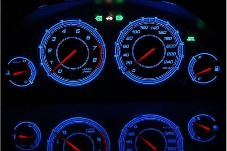 Honda Civic '01-'05 EM2 - Indiglo Tellerplaten, Auto diversen, Tuning en Styling, Ophalen of Verzenden