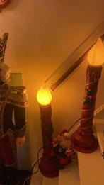 Vintage kerstkaarsen lampen, Diversen, Kerst, Ophalen of Verzenden, Zo goed als nieuw