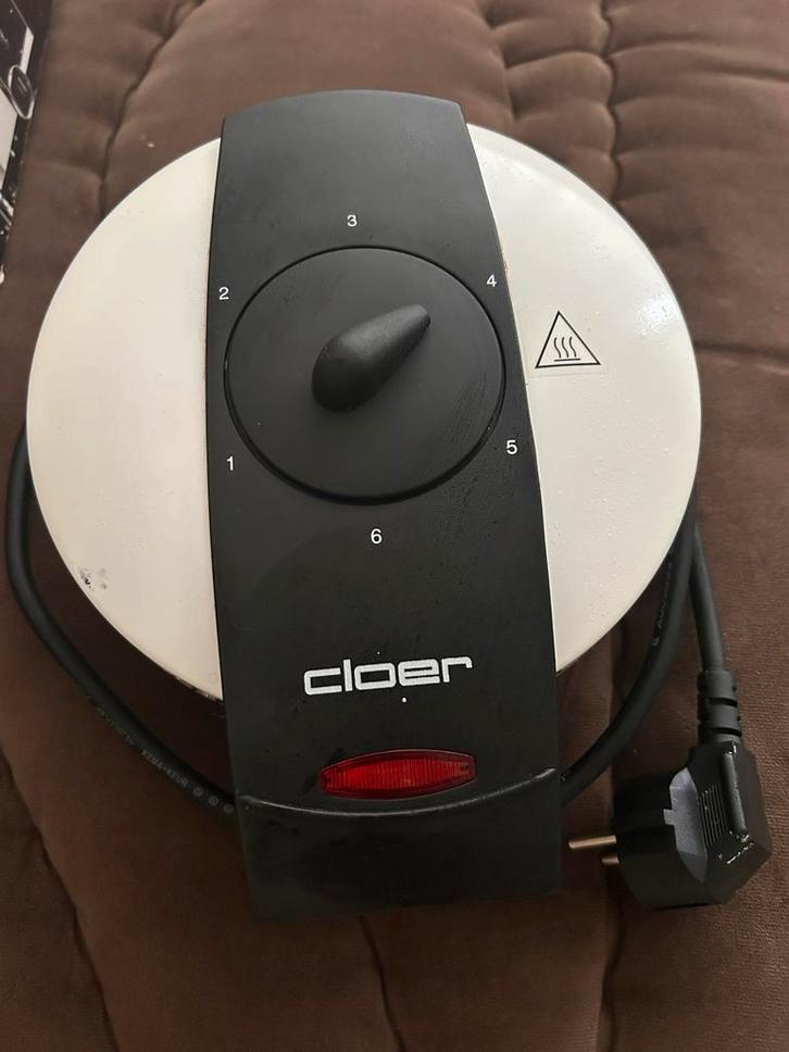 Cloer Wafelijzer - Hartjes Wafels!, Witgoed en Apparatuur, Wafelijzers, Gebruikt, Ophalen of Verzenden