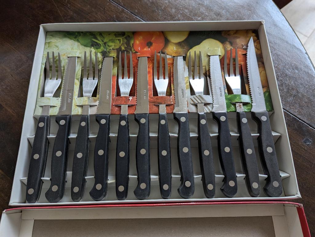 steak bestek, Ophalen of Verzenden, Nieuw, Overige