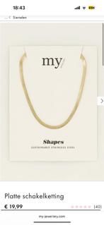 My jewellery ketting gratis verzenden  Koopje, Ophalen of Verzenden, Zo goed als nieuw, Zilver, Overige materialen