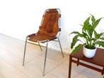Vintage stoel Les Arcs Charlotte Perriand jaren 60 DalVera, Huis en Inrichting, Stoelen, Gebruikt, Metaal, Vintage, Ophalen of Verzenden
