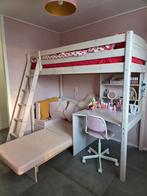 whitewash flexa/lifetime/thuka hoogslaper, bankje en bureau, Huis en Inrichting, Slaapkamer | Stapelbedden en Hoogslapers, Ophalen