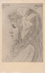 J TOOROP GUUSJE JAREN 20  ZEER MOOIE OUDE KAART KK294, Verzenden, Voor 1920, Ongelopen, Overige thema's