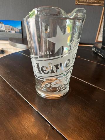 Heineken glazen schenkkaraf / pitcher beschikbaar voor biedingen