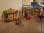 Playmobil sheriff en bank., Ophalen of Verzenden, Gebruikt, Complete set