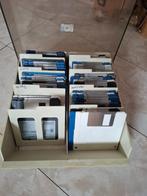 Ca 40 3,5" diskette incl opbergdoos, Ophalen of Verzenden, Vintage computer