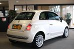 Fiat 500 1.2 Lounge automaat pano airco radio lm velg, Euro 5, Stof, Gebruikt, Bedrijf