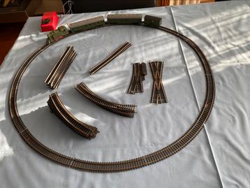 Vintage treinbaan beschikbaar voor biedingen