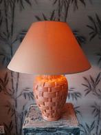 Vintage zeldzame kostka lamp met originele kap., Huis en Inrichting, Lampen | Tafellampen, Zo goed als nieuw, 50 tot 75 cm, Ophalen