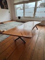 Salontafel boomstam, Ophalen, Rustiek, 50 tot 100 cm, Zo goed als nieuw