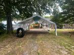 Iets te vieren?! Te koop: 2x partytent 12x6m, Tuin en Terras, Partytenten, Ophalen, Partytent, 6 meter of meer, Zo goed als nieuw