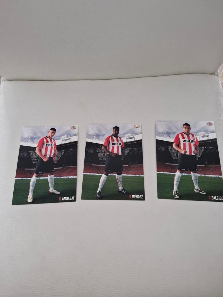 3 PSV Spelerskaarten seizoen 2007-2008, Ophalen of Verzenden, Zo goed als nieuw, PSV, Spelerskaart