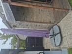 Parasol met betonnen voet, Tuin en Terras, Parasols, Ophalen, Gebruikt, Meer dan 4 meter, Parasolvoet