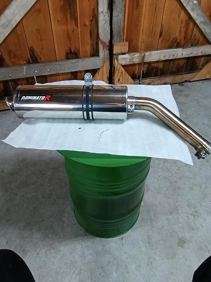 BMW F850gs Dominator uitlaatdemper met e-keur, Motoren, Accessoires | Overige, Nieuw, Ophalen of Verzenden