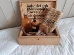 Brocante houten kistje met inhoud, Antiek en Kunst, Ophalen of Verzenden