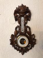 Antieke houtgesneden barometer, Ophalen of Verzenden, Zo goed als nieuw, Barometer