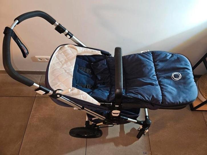 Donkerblauwe Bugaboo Cameleon 3, Kinderen en Baby's, Kinderwagens en Combinaties, Gebruikt, Combiwagen, Bugaboo, Met reiswieg