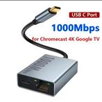 Chromecast google tv ethernet kabel, Ophalen of Verzenden, Zo goed als nieuw