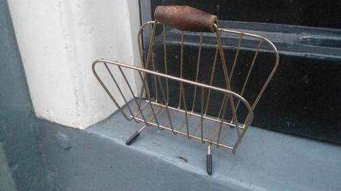Vintage metaal brievenstandaard brievenhouder brievenrekje R, Antiek en Kunst, Antiek | Kantoor en Zakelijk, Ophalen of Verzenden