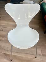 6x originele Arne Jacobsen vlinderstoelen (Fritz Hansen), Ophalen, Gebruikt, Wit, Design