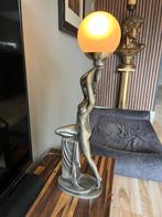 Mooie Art Deco lamp ca 73 cm hoog, Antiek en Kunst, Antiek | Lampen, Ophalen